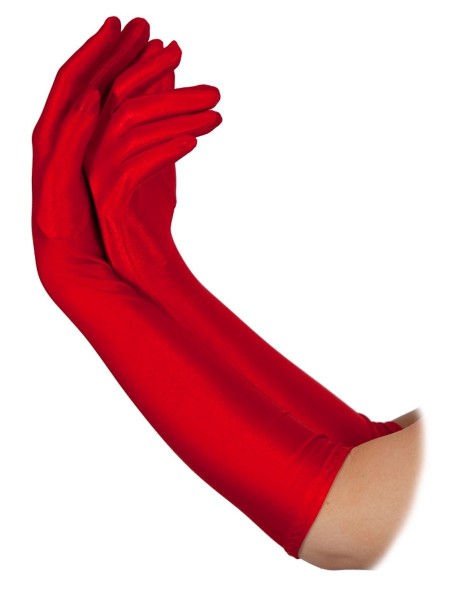Stylish women's red gloves