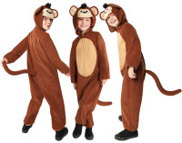 Vorschau: Funny Monkey Affen Kostüm für Kinder