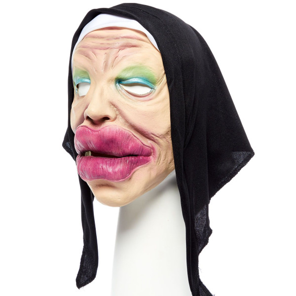 Duckface Nonnen Maske für Erwachsene