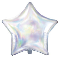 Widok: Błyszczący balon w kształcie gwiazdy 48cm