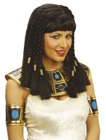 Perruque égyptienne pharaon pour femme