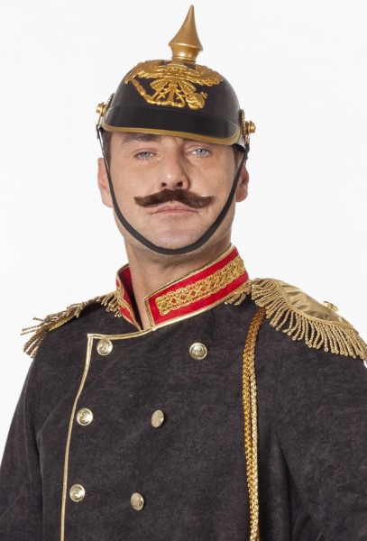 Prussian soldier pimple helmet