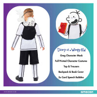 Anteprima: Costume da Diario di Greg per bambini