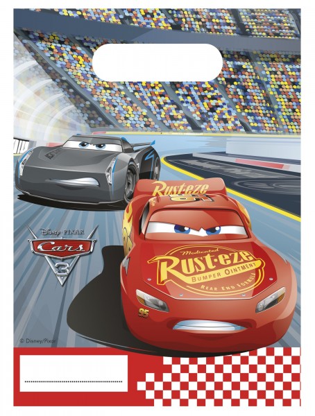 Cars 3 Evolution giveaways gift bags 6 pieces