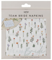 Preview: 16 napkins Blooming Bride 33cm
