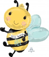 Globo de lámina de figura de abejas bebé