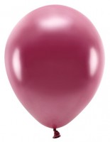Vorschau: 100 Eco metallic Ballons brombeere 30cm