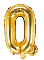 Voorvertoning: Folieballon Q goud 35cm