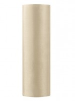 Vorschau: Satin Stoff Eloise beige 9m x 16cm
