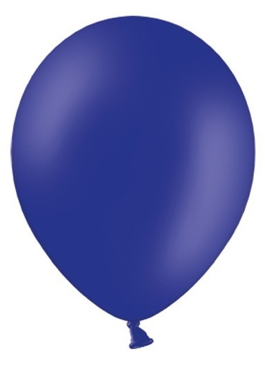 100 ballons bleu nuit pastel 35cm