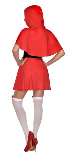 Uroczy kostium damski Czerwonego Kapturka