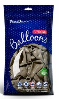 Vorschau: 50 Partystar metallic Ballons karamell 23cm