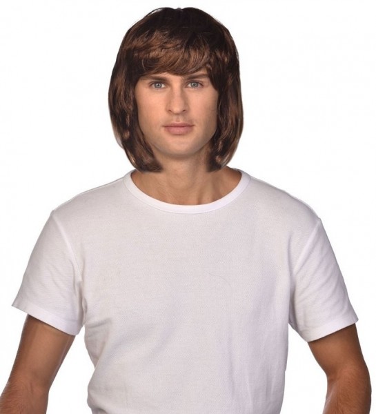 Brown 70s wig Eric