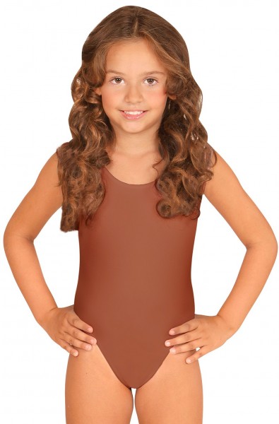 Body dziecięce Nelli w kolorze brązowym