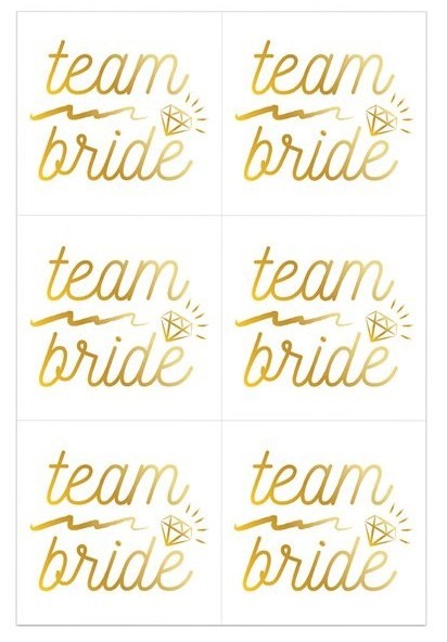 6 golden team bride tattoos