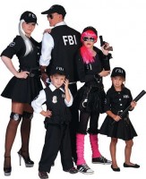 Preview: FBI agent children's costume