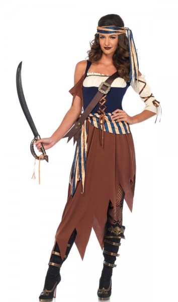 Piratbrud dam kostym Cecilia