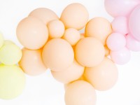 Oversigt: 10 feststjerner balloner abrikos 27 cm