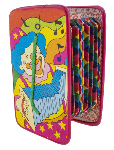 Clown accordion decorative accessory