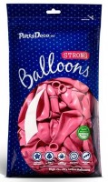 Vorschau: 100 Partystar metallic Ballons pink 23cm