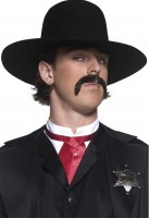 Black Wild West cowboy hat