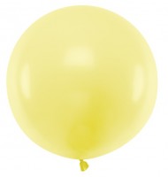 Globo XL gigante de fiesta amarillo limón 60cm