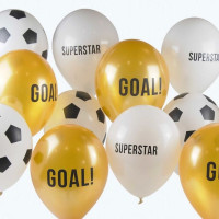 Preview: 12 Perfect Goal balloons 30cm
