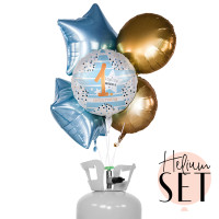 Vorschau: Hip Hip Hurra - One Ballonbouquet-Set mit Heliumbehälter