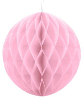 Honeycomb ball Lumina light pink 30cm