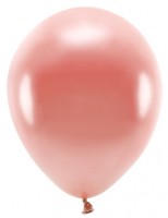 Vorschau: 100 Eco metallic Ballons roségold 30cm