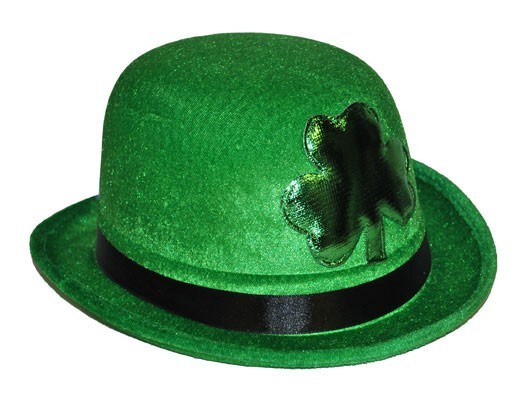 Sombrero de fiesta irlandés verde
