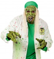 Voorvertoning: Dr. Giftig zombie half masker voor kinderen