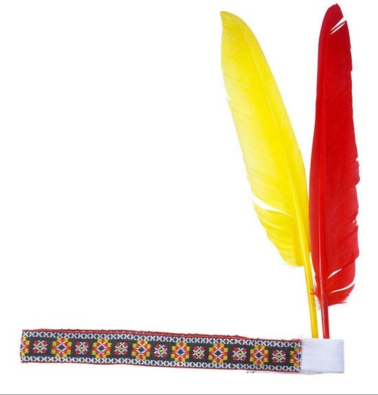 Bandeau indien avec plumes