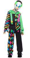 Widok: Kostium neonowego klauna dla dzieci