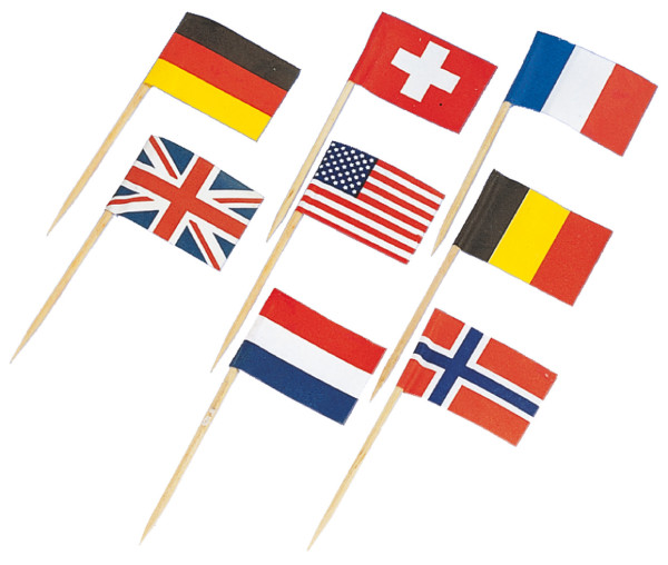 30 pics drapeaux À travers le monde