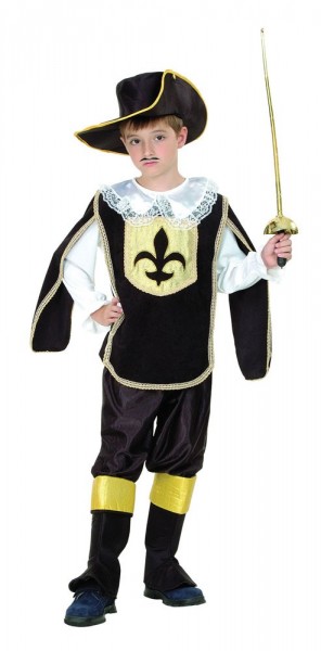 Partagnan musketierskostuum voor kinderen