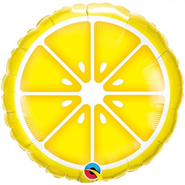 Fruity lemon foil balloon 45cm