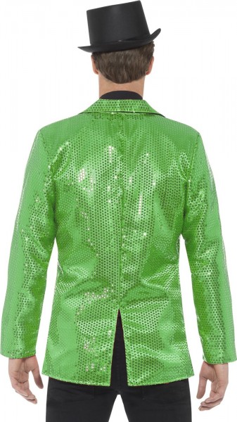 Giacca con paillettes Party Fever verde 2