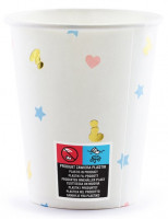 6 Boy or Girl paper cups 200ml