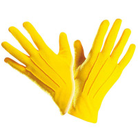Sonnengelbe Handschuhe
