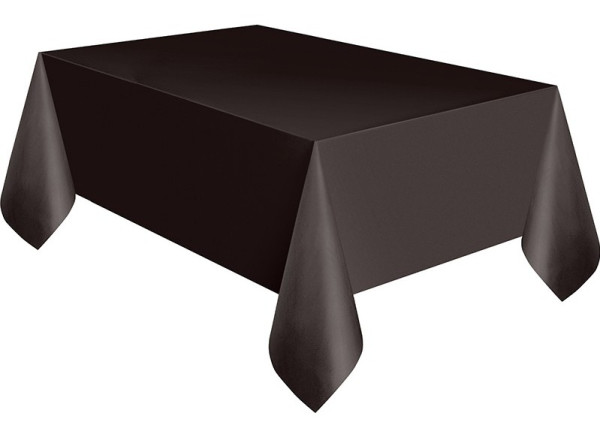 PVC tablecloth Vera black 2.74 x 1.37m