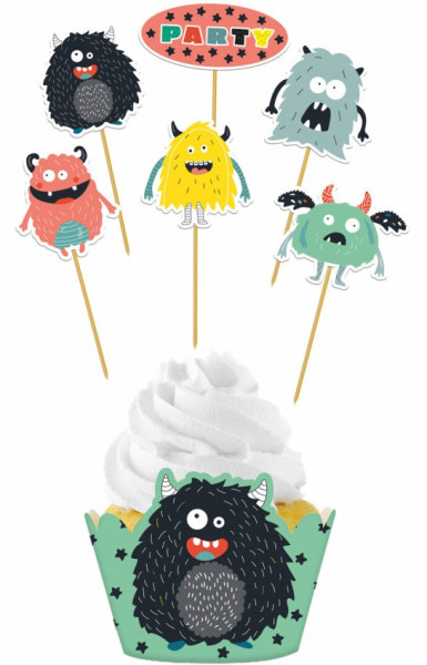 Monster Festival Muffin Set 12 pieces