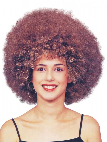 Afro lady wig lady