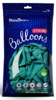 Voorvertoning: 50 party star ballonnen turquoise 30cm