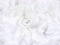 Vorschau: Weißes Herz aus Rosen Autodeko 50cm