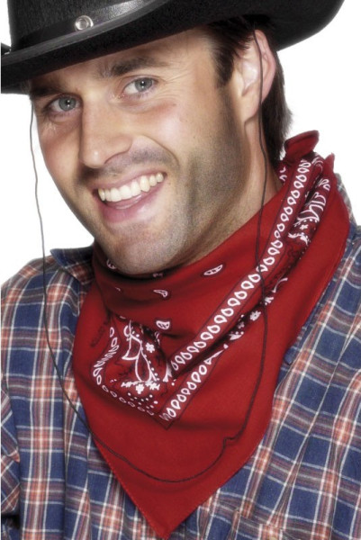 Cowboy scarf red