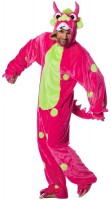 Preview: Monster Onesie Costume Pinky