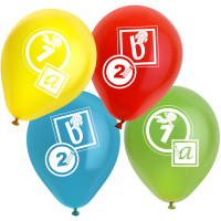 Vorschau: Schulanfang Heliumflasche mit Ballons