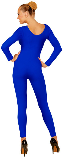 Long sleeved bodysuit for women blue