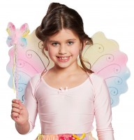 Glittering butterfly fairy wand